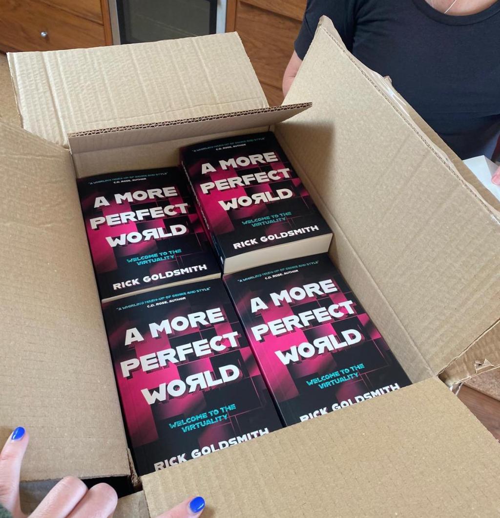 “The book’s arrived!”